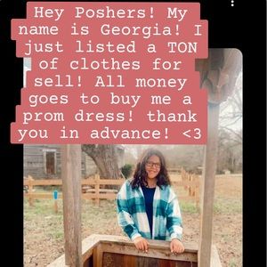 Selling my clothes so I can buy a prom dress!